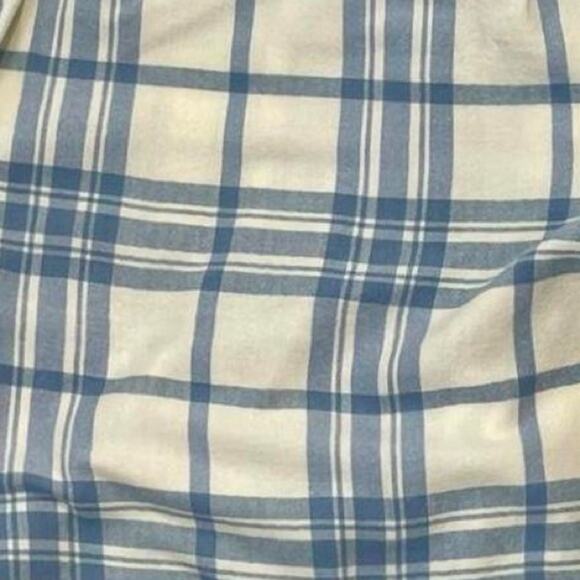 Vintage 90s Blue Plaid Flannel Shirt Men XS 30-32 Grunge Punk - Picture 3 of 7